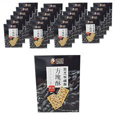 老楊 黑芝麻鹹酥方塊酥, 144g, 24盒