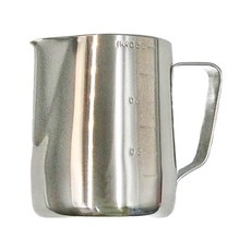 咖啡拉花杯 350ml 內外304不銹鋼, 亮面銀, 1組