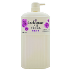 Enchanteur 艾詩 芬香沐浴乳 蜜意花香 柔滑滋養 持久留香 玫瑰精華&保濕因子, 1L, 1瓶