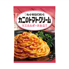 Kewpie 調味義大利麵醬 蟹肉番茄鮮奶油 馬斯卡彭起司風味, 140g, 1包