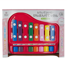 西松屋 Smart Angel 兒童敲打鋼琴 YE-75289 1.5歲以上, 紅色, 1盒