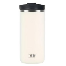 TYESO 泰碩 法壓保溫杯 01-01029-201, 1個, 白色, 600ml