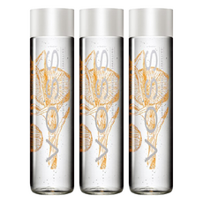 VOSS 芙絲風味氣泡水 柑橘檸檬草, 瓶裝水界的愛馬仕, 無糖零熱量, 375ml, 3瓶