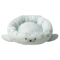 Dogfeet 極致涼感造型床, 1個, 圓形海豹 白色