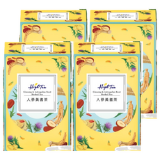 High Tea 伂橙 漢方人蔘黃耆茶 (無咖啡因、滋補養生), 4g, 8包, 4盒