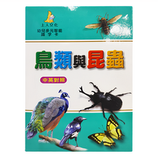 上人文化 幼兒多元智能識字卡 鳥類與昆蟲 中英對照