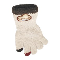 KOCOTREE 糯糯絨五趾手套 兒童 100%聚酯纖維, 均碼(5~12歲), 米色