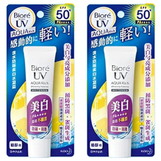 Biore 蜜妮 含水防曬美白水凝霜, 33g, 2條