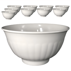 TATUNG 大同磁器 生意碗/麵碗 7號 6.25吋 單色 1組, 白色