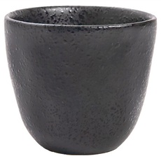 艾曜陶瓷湯吞杯 8.6 x 8.6 x 7.3cm 240g 180ml, 黑色, 1個