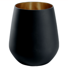 德國 VEGA 消光玻璃杯 Aolani, 黑色 + 金色, 1個