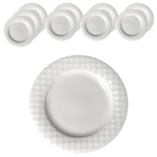 TATUNG 大同磁器 98型8英吋圓盤 10入組 - 簡約餐盤, 單色, 21x 21 x 2cm, 1組