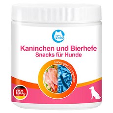 Kalso 科德司 寵物鮮食 兔肉啤酒酵母點心 德國產, 100g, 1罐, 全齡犬隻