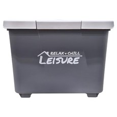 KEYWAY 聯府 想生活滑輪整理箱 SPP-00049 48L, 灰色, 1個