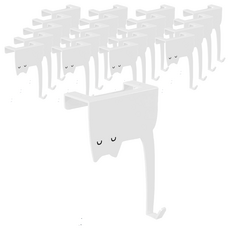 貓咪門後掛勾, 免釘免黏, 造型可愛, 倒立貓D, 20個