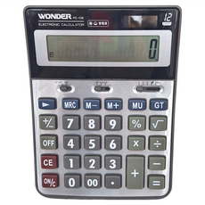 Wonder 旺德電通 PC-106 多功能計算機 12位數液晶顯示, 1個