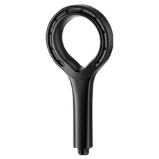 環形增壓蓮蓬頭 Set, ABS材質, 金鑽銀/質感黑, 4個