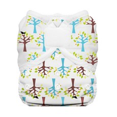 THIRSTIES 魔鬼氈防水尿布兜 TPU防水層 彈性防側漏設計 超透氣乾爽層, 白色, 1件