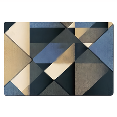 軟式科技絨吸水防滑地墊, 輕奢雅居, 75 x 45cm, 1個