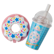 MARUKA 化妝品 香膏唇膏組, 粉藍甜點造型, 1組