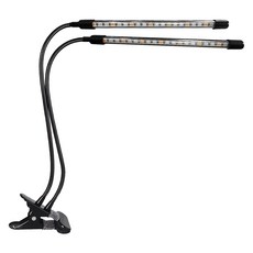 Neon 台灣霓虹 USB 雙燈 18W 調光定時 植物生長燈 夾子, 1個