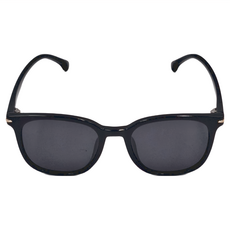 ALEGANT TR90寶麗來偏光墨鏡 UV400 時尚鏡面設計 輕鬆遮光 有效濾光 視野清晰 色彩飽滿, 月泉黑, 139 x 147 x 50mm