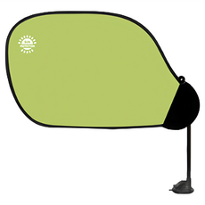 西格傢飾 全方位防曬隔熱遮陽板 黑膠塗層面料 鋼絲, 清新綠, 1個, 58 x 36cm