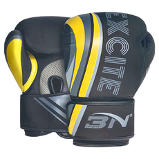 S-SportPlus+ BN拳套 EXC糖糖 10oz 黑色 拳擊訓練 舒適透氣 專業保護, 長16~19 x 寬7~8cm, 1雙