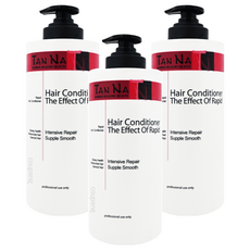 TAN NA 柚香果油快速瞬間護髮素 大容量包裝 專業護髮產品 加強韌度 撫平毛燥 秀髮柔順輕盈, 2L, 3瓶