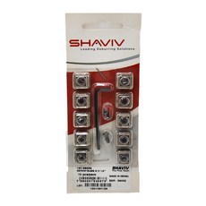 SHAVIV 方型倒角刀刃 G10, 1組
