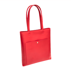 肩背包 聚酯纖維/棉, 40 x 30cm, 紅色