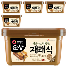 清淨園 Sun Chang 淳倉 韓式傳統大醬, 1kg, 5盒