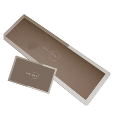 LZQ 軟式珪藻土廚房地墊套組, 咖色