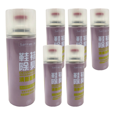 小麥購物 鞋襪除臭噴劑 G421 154g,260ml,6瓶 - 清新除臭，告別尷尬異味