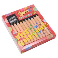 KOKUYO 國譽 MIX雙色色鉛筆, 10色, 1盒