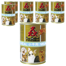 PRO PURE 猋 成犬罐頭, 小牛肉, 385g, 6罐