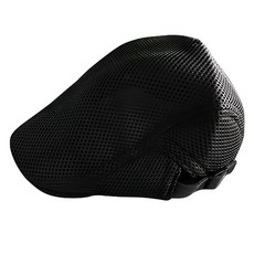 世京 涼感網眼廚房衛生帽, 黑色, 1個