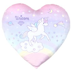 Mother garden 靠墊, 獨角獸 愛心 粉藍色