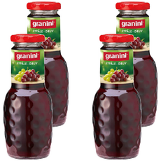 granini 100% 葡萄汁, 250ml, 4瓶