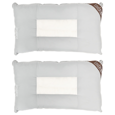 樂芙3D超細微止鼾枕, 透氣網布設計, 舒適輕柔, 人體工學, 台灣製造, 45 x 75cm, 2個