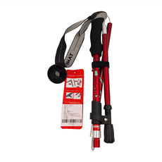 tanerdd 鋁合金登山杖, 紅色, 1支