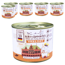 Neko 吶一口 成貓用無榖主食罐 德國製造, 10 鮭魚 + 火雞肉 + 貓薄荷, 190g, 6罐