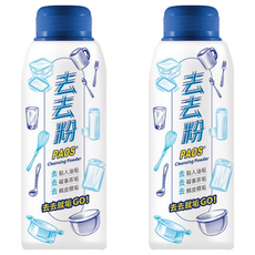 泡舒 去去粉，免刷洗，泡10分鐘就像新的一樣，GRS認證環保材質, 300g, 2瓶