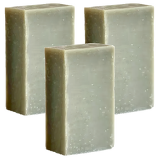 CLOEE 潔顏沐浴 2in1好好皂，天竺葵，法國綠泥，臉部身體皂, 103g, 3個