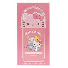 SHIERN-CHIU 廣億實業 HELLO KITTY 造型真空食物燜燒罐, 304不鏽鋼, 粉色, 500ml, 1個