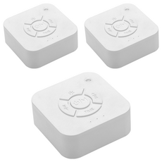 Panatec 沛莉緹 USB 攜帶型白噪音除噪助眠儀 9種音源 3段定時 音樂燈光助眠, 3個