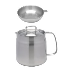 鼎匠 濾油壺油炸鍋 附濾網 + 蓋子, 1個, 1.5L