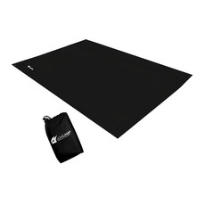 Joacamp 防水地墊/防潮墊 附收納袋, 黑色
