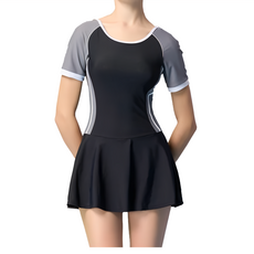 Summer love 夏之戀 大女連身帶裙, 3L, 黑, 1件