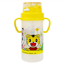 巧虎 兩用式多功能水壺, 黃色, 370ml, 1個